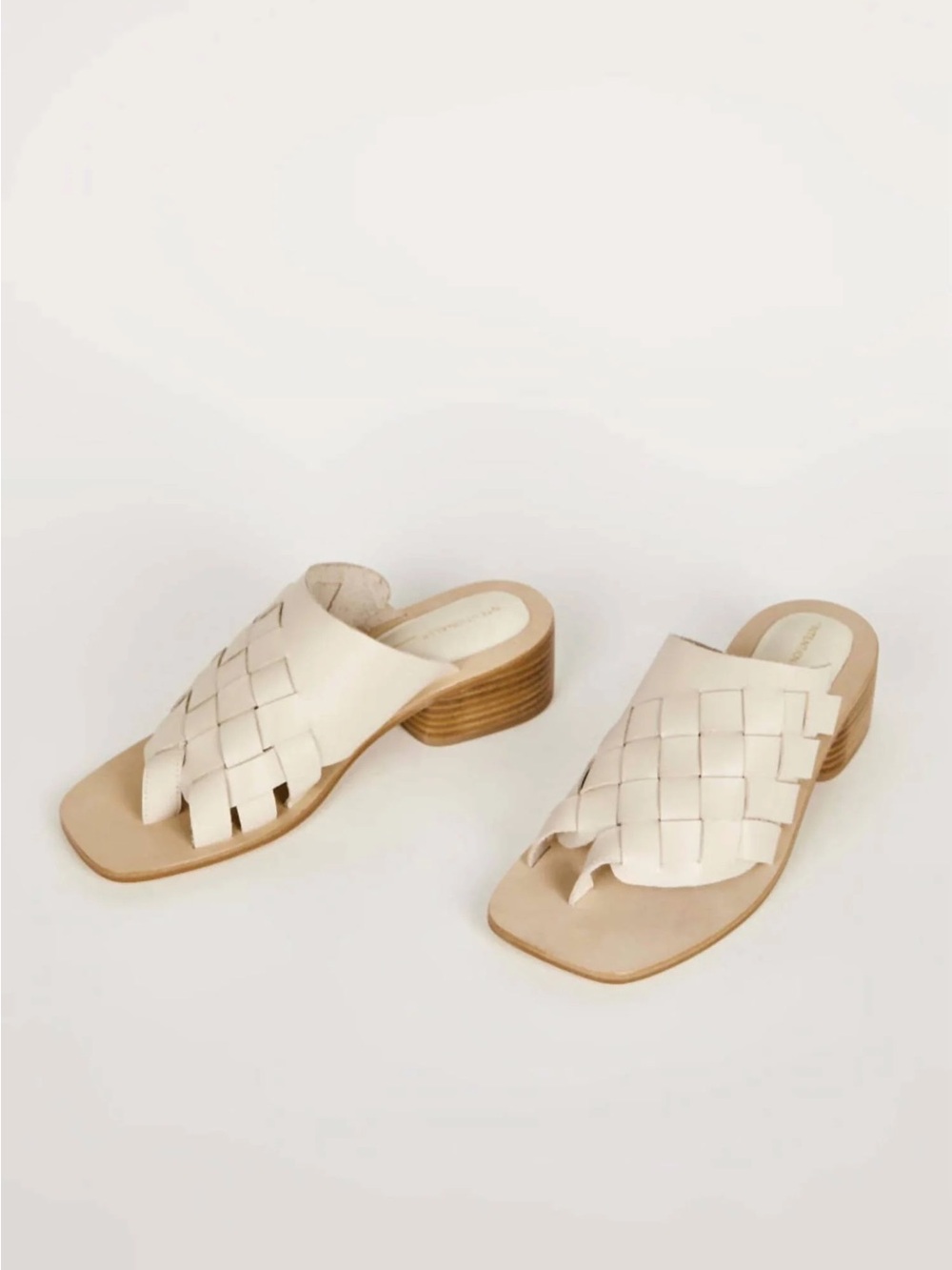 Intentionally Blank - Women's Kelly Leather Woven Sandal, 9/10 (40)